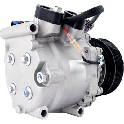 Rareelectrical - New 6-Groove Pulley A/C Compressor Compatible With Acura Honda El Base 4 Cyl 1.7L Civic Ex Special - Image 2