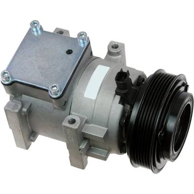 New 6-Groove Pulley A/C Compressor Compatible With Ford Fiesta Se 4 Cyl 1.6L Fiesta Sel 4 Cyl 1.6L