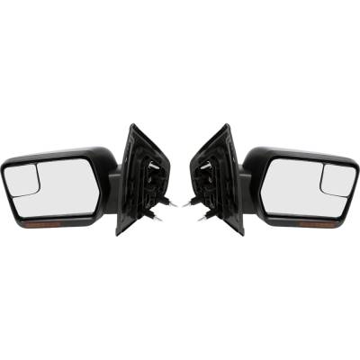 New Left Mirror Compatible With Ford F-150 2007-2013 By Part Numbers Performance Fd236c-S