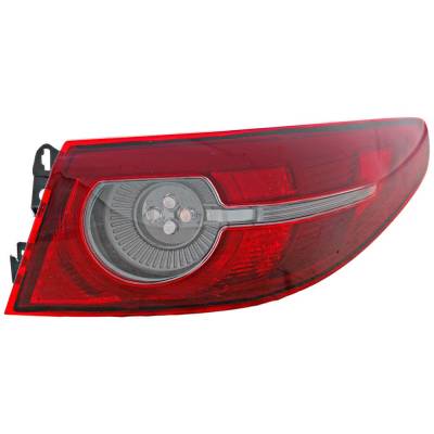 Rareelectrical - New Right Tail Lights Compatible With Mazda 3 2.0L 2.5L 2019 2020 2021 By Part Numbers Ma2805132 - Image 1