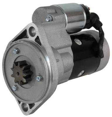 Rareelectrical - New Starter Motor Compatible With Gehl Skid Steer Loader Ctl60 Yanmar 4Tne98 4Tne98tbl Engine - Image 2