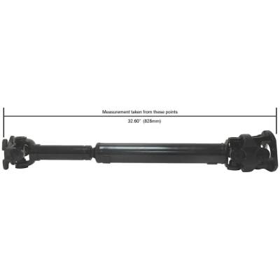 Rareelectrical - New 3 In. Dia Driveshaft Compatible With Ford Bronco Xlt 8 Cyl 5.0L Bronco Xlt Sport 8 Cyl 5.0L - Image 4