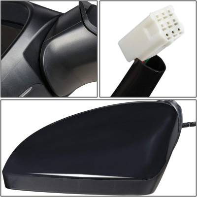 Rareelectrical - New Left Mirror Compatible With Mazda 3 Sport Gt Grand Touring Gs I S Se Gx Sedan Hatchback 4-Door - Image 3