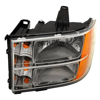 New Drivers Halogen Headlight Compatible With Gmc Sierra 3500 Hd Sle Slt Wt 2007-2014 By Part Number
