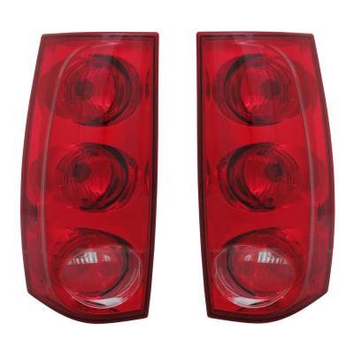New Tail Light Pair Compatible With Gmc Yukon Xl 2500 1500 Sle Slt 07-13 Gm2801204 Gm2800204
