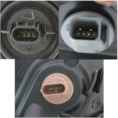 Rareelectrical - New Pair Of Headlights Compatible With Ford F-450 Xl Cab & Chassis - Crew Cab 6.7L 6.8L 2011 2012 - Image 5