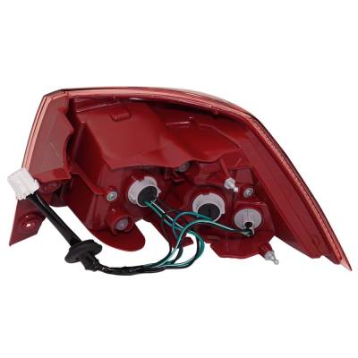 Rareelectrical - New Left Tail Lights Compatible With Mitsubishi Lancer 2.0L 2.4L 2008 2009 2010 2011 2012 2013 By - Image 5
