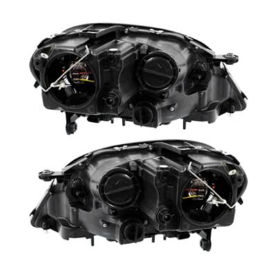 Rareelectrical - New Pair Of Halogen Headlight Compatible With Mercedes-Benz Ml320 Cdi Sport 2007 By Part Number - Image 2