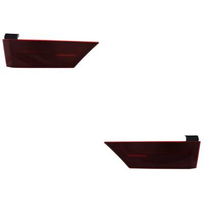 Rareelectrical - New Pair Of Tail Lights Compatible With Hyundai Santa Fe Calligraphy Sport Utility Santa Fe Limited - Image 1