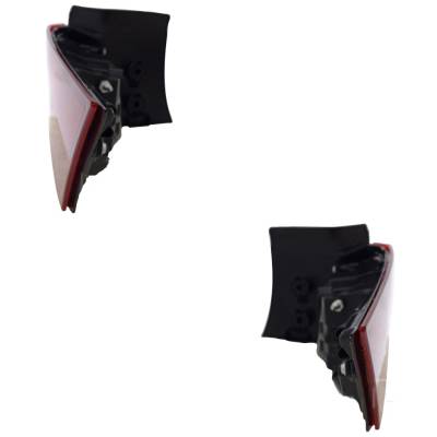 Rareelectrical - New Pair Of Tail Lights Compatible With Hyundai Santa Fe Calligraphy Sport Utility Santa Fe Limited - Image 4