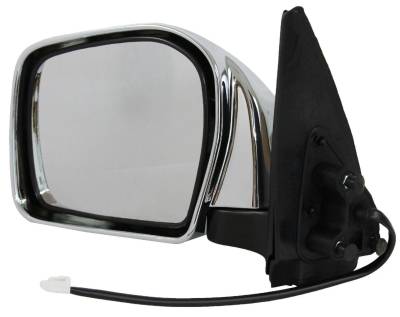 New Lh Door Mirror Compatible With Toyota 01-04 Tacoma Chrome Power W/O Heat 70040T 87940-35751