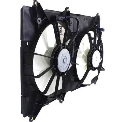 Rareelectrical - New Dual Cooling Fan Assembly Compatible With Lexus Toyota Highlander Sport 6 Cyl 3.3L Highlander - Image 3