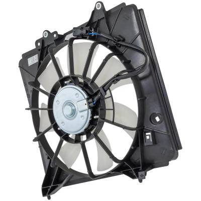 Rareelectrical - New Right Cooling Fan Assembly Compatible With Honda Fit Sport 4 Cyl 1.5L Fit Ev Fit Base 4 Cyl 1.5L - Image 3