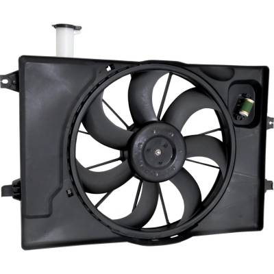 Rareelectrical - New Single Cooling Fan Assembly Compatible With Hyundai Kia Soul Gt-Line 4 Cyl 2.0L Soul Ex Premium - Image 4