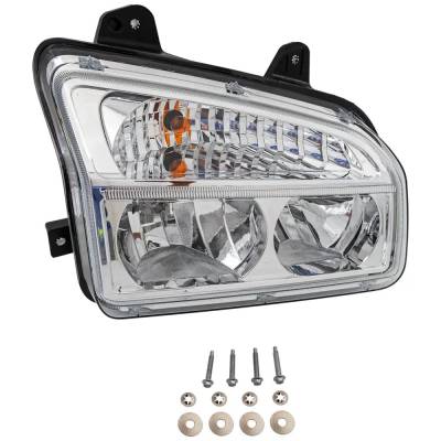New Left Headlight Compatible With Kenworth T680 Base 6 Cyl 10.8L T680 Base 6 Cyl 12.9L T680 Base 6
