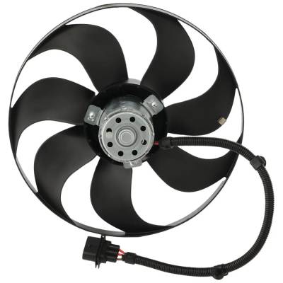 Rareelectrical - New Left Cooling Fan Assembly Compatible With Audi Volkswagen Golf Gti Glx 6 Cyl 2.8L Jetta - Image 2