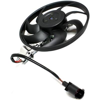 Rareelectrical - New Left Cooling Fan Assembly Compatible With Porsche Volkswagen Touareg Base 8 Cyl 4.2L Cayenne S 8 - Image 3