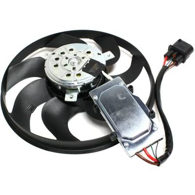 Rareelectrical - New Left Cooling Fan Assembly Compatible With Porsche Volkswagen Touareg Base 8 Cyl 4.2L Cayenne S 8 - Image 4