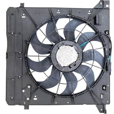 Rareelectrical - New Single Cooling Fan Assembly Compatible With Ford Lincoln Explorer Platinum 6 Cyl 3.0L Aviator - Image 2