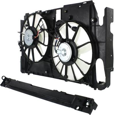 Rareelectrical - New Cooling Fan Assembly Compatible With Toyota Rav4 Sport 6 Cyl 3.5L Rav4 Base 6 Cyl 3.5L Rav4 - Image 2