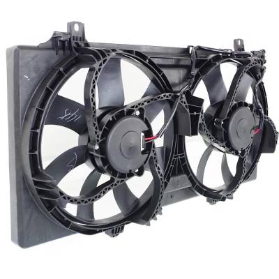 Rareelectrical - New Dual Cooling Fan Assembly Compatible With Chevrolet Camaro Lt 6 Cyl 3.6L Camaro Ls 6 Cyl 3.6L - Image 2