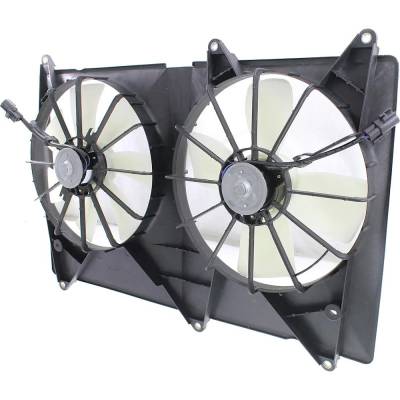 Rareelectrical - New Dual Cooling Fan Assembly Compatible With Toyota Highlander Base 4 Cyl 2.4L 2001-2003 To3120102 - Image 2