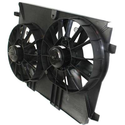 Rareelectrical - New Dual Cooling Fan Assembly Compatible With Chevrolet Pontiac Corvette Indianapolis 500 Pace Car 8 - Image 2