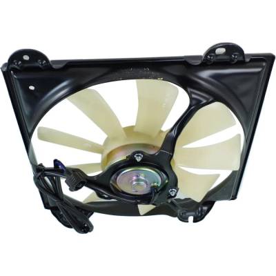 Rareelectrical - New A/C Condenser Cooling Fan Assembly Compatible With Mitsubishi Eclipse Spyder Gt-P 6 Cyl 3.8L - Image 4