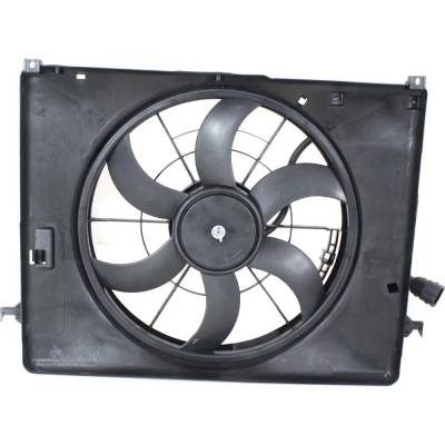 Rareelectrical - Single Cooling Fan Assembly Compatible With Hyundai Genesis 3.8 6 Cyl 3.8L 2009-2014 Hy3115126 - Image 2