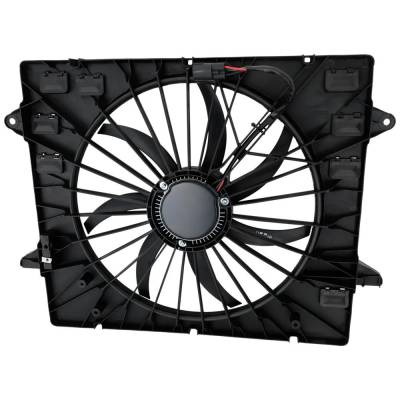 New Single Cooling Fan Assembly Compatible With Buick Chevrolet Enclave Premium 6 Cyl 3.6L Traverse