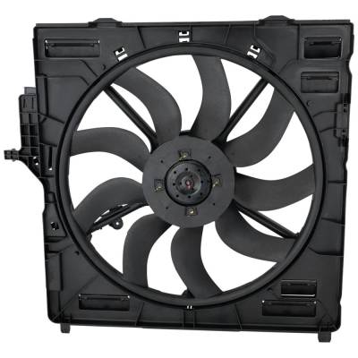 Rareelectrical - New Dual Cooling Fan Assembly Compatible With Bmw X5 M 8 Cyl 4.4L X6 M 8 Cyl 4.4L X6 Xdrive50i 8 Cyl - Image 4