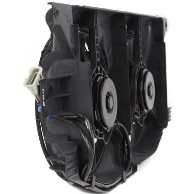 Rareelectrical - New Dual Cooling Fan Assembly Compatible With Mercedes Benz Ml430 Base 8 Cyl 4.3L Ml320 Base 6 Cyl - Image 3