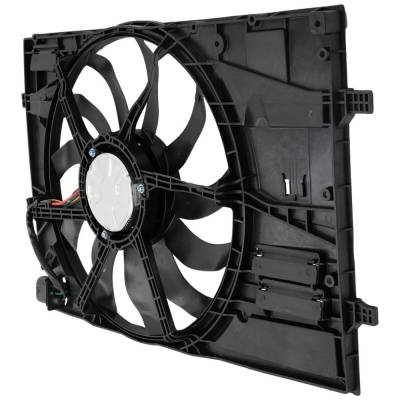 Rareelectrical - New Single Cooling Fan Assembly Compatible With Audi Volkswagen Gti Se 4 Cyl 2.0L A3 Quattro Premium - Image 3