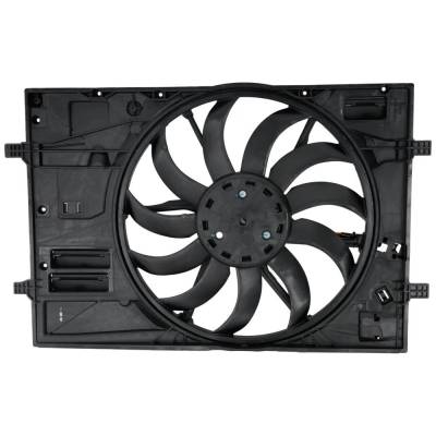 Rareelectrical - New Single Cooling Fan Assembly Compatible With Audi Volkswagen Gti Se 4 Cyl 2.0L A3 Quattro Premium - Image 4