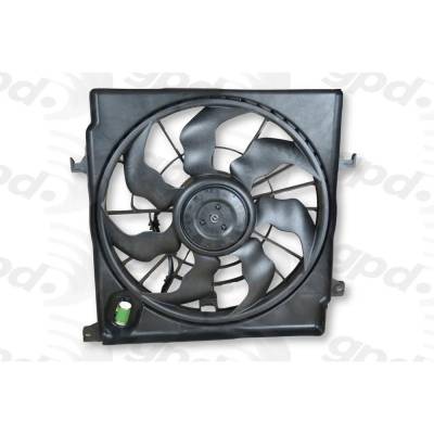 Rareelectrical - New Single Cooling Fan Assembly Compatible With Hyundai Kia Optima Limited 4 Cyl 2.0L Sonata Se 4 - Image 3