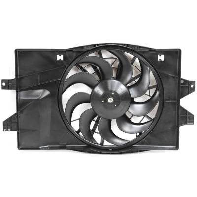 Rareelectrical - New Single Cooling Fan Assembly Compatible With Chrysler Dodge Plymouth Caravan Se 6 Cyl 3.3L - Image 2
