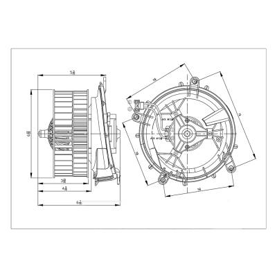 Rareelectrical - New  Hvac Blower Motor Compatible With Mercedes-Benz 2000 2001 2002 2003 2004 2005 2006 Part Numbers - Image 6