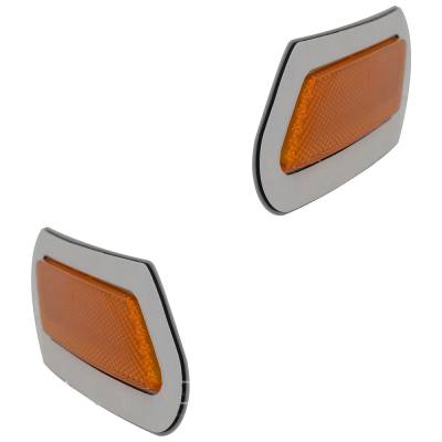 Rareelectrical - New Pair Of Reflector Lights Compatible With Audi Q5 Sq5 Q5 Phev 2018 2019 2020 By Part Numbers - Image 2