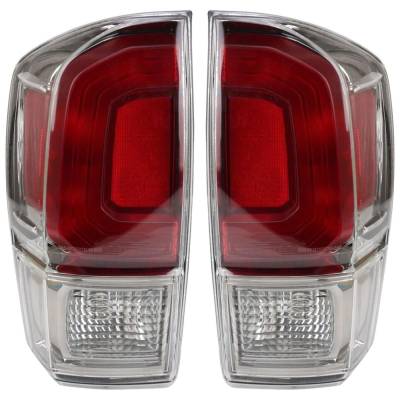 Rareelectrical - New Pair Of Tail Lights Compatible With Toyota Tacoma 3.5L 2016 2017 2018 2019 By Part Numbers - Image 4