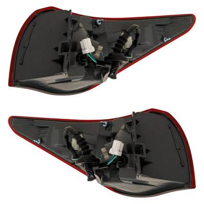 Rareelectrical - New Pair Of Tail Lights Compatible With Infiniti Q50 2.0L 3.0L 3.5L 2016 2017 By Part Numbers - Image 3