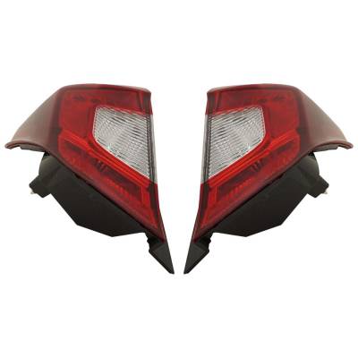 Rareelectrical - New Pair Of Tail Lights Compatible With Honda Fit 1.5L 2015 2016 2017 2018 2019 2020 By Part Numbers - Image 4