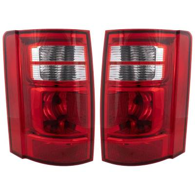 Rareelectrical - New Pair Of Tail Lights Compatible With Dodge Grand Caravan 3.3L 3.8L 4.0L 2008 2009 2010 By Part - Image 5