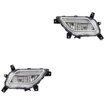 Rareelectrical - New Pair Of Fog Lights Compatible With Kia Niro Niro Ev 2017 2018 2019 By Part Numbers Ki2593158 - Image 4