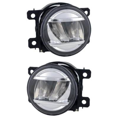 Rareelectrical - New Pair Of Fog Lights Compatible With Subaru Legacy Wrx Ascent Crosstrek Impreza Forester Outback - Image 2