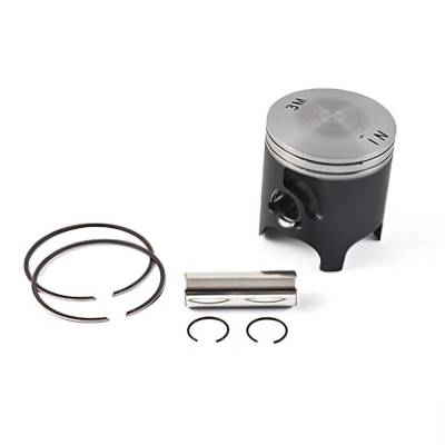 Rareelectrical - New 66.37Mm Bore Piston Kit Compatible With Honda Suzuki Rm 250Cc 1996-1997 Cr 250Cc 1986-1996 By - Image 1