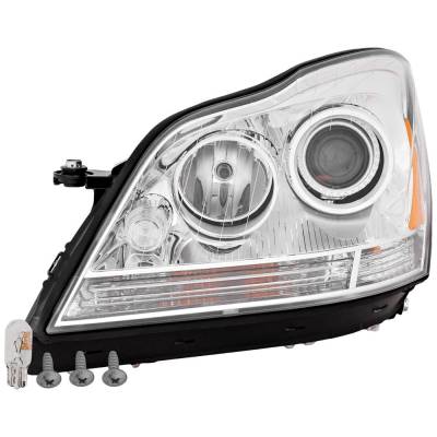 Rareelectrical - New Left Headlights Compatible With Mercedes-Benz Gl320 Gl450 Gl550 3.0L 4.7L 5.5L 2008 2009 By Part - Image 1