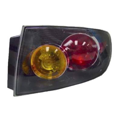 Rareelectrical - New Right Tail Light Compatible With Mazda 3 Sedan With Sport Bumper 2003 2004 2005 2006 By Part - Image 2