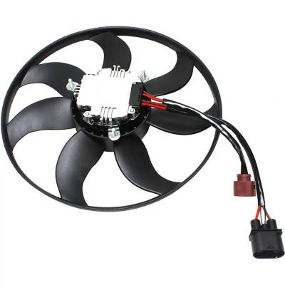 Rareelectrical - New Left Cooling Fan Assembly Compatible With Volkswagen Jetta Value Edition 5 Cyl 2.5L Jetta Sel 4 - Image 5