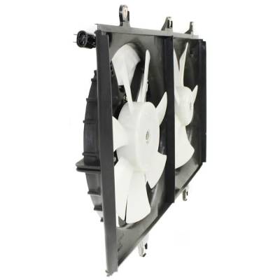 Rareelectrical - New Dual Cooling Fan Assembly Compatible With Chevrolet Toyota Prizm Lsi 4 Cyl 1.8L Prizm Base 4 Cyl - Image 4