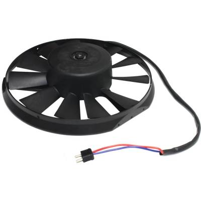 Rareelectrical - New A/C Condenser Cooling Fan Assembly Compatible With Mercedes Benz 450Sel Base 8 Cyl 4.5L 190E 2.6 - Image 2